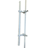 Support de montage d'antenne pour tour de télécommunication en acier, pince de mât pour antenne TV, radio, satellite, MW, RRU, installation par boulon en U