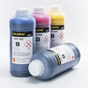 IColorPro Brand New DTF Water Base Heat Transfer Ink Para Epson i3200 A1 4720 PET Film Impressora Digital Garment Pigment Ink