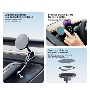Suporte Magnético Ajustável para Telefone de Carro, Compatível com Tesla - Product Image 5