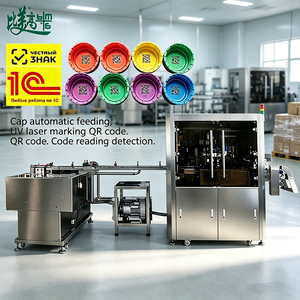 Équipement de marquage laser pour bouchons de bouteilles avec support ASL BELGISI GS1, un article un code pour la production de remplissage de bouteilles d'eau - Product Image 1