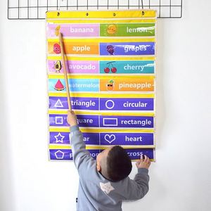 New Design Hot Selling Green Color Pocket Charts for Classroom Education - Product Image 3