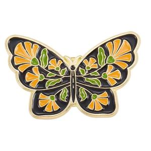 Spilla con fiore a farfalla colorata personalizzata bellissimo distintivo in metallo con angelo con perno in smalto morbido produttore di fabbrica per spilla carina - Product Image 6