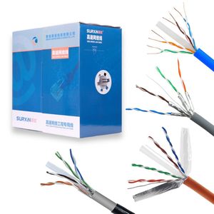 Cable LAN de 305 m, <span class=keywords><strong>UTP</strong></span>, SFTP, FTP, <span class=keywords><strong>F</strong></span>/<span class=keywords><strong>UTP</strong></span>, para interiores y exteriores, CAT6, cobre puro, 1000 pies, 23 AWG, <span class=keywords><strong>CAT</strong></span> <span class=keywords><strong>6A</strong></span>, cable de red Ethernet - Product Image 1