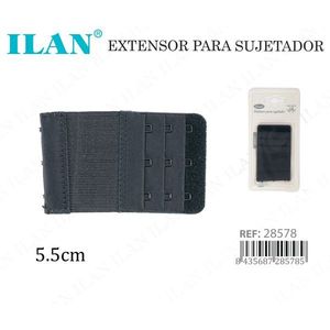 Estensore per reggiseno Ilan 5,5 cm nero per supporto intimo - Product Image 3