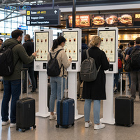 Terminal de point de vente Windows 23,8 pouces en gros, borne de commande rapide pour restauration rapide avec NFC pour centre commercial