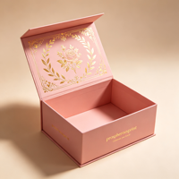 Boîte en carton rigide pliable avec logo personnalisé, recyclable, pour vêtements, chaussures, emballage, boîte cadeau magnétique