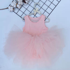 Tutú de Ballet para Niñas de 3 a 10 Años, Color Rosa Polvo, Vestido de Danza para Niñas - Product Image 3