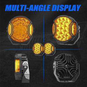 Faros de Niebla/Conducción Redondos Led Tuosheng de 7 Pulgadas y 80W, Luces de Niebla Auxiliares de Color Ámbar en Material de Aluminio para Coches, Camiones, Jeep, ATV, UTV - Product Image 4