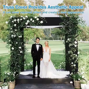 Couverture de botte en Spandex personnalisée de n'importe quelle taille imprimée par LOGO éthiopien pour décoration de mariage - Product Image 2