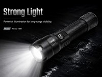 Lampe torche tactique LED haute puissance, ultra-lumineuse, IP54, mise au point réglable, faisceau de 200-300 m, charge USB, camping, pêche