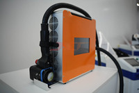 Nettoyeur laser pulsé portatif 200W/300W, nouvelle conception pliable ultime, lame d'air intégrée, élimine la rouille, la peinture, les taches, le métal