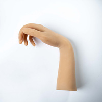 Mano de Silicona Masculina Realista, Modelo de Mano de Hombre de Tamaño Natural, Maniquí para Pintura, Referencia, Fotografía, Exhibición, Arte y Enseñanza