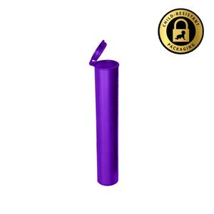 Lebensmittelechte Kunststoff-Pillenverpackung 116mm Röhrchen mit Squeeze-Pop-Deckel und Kindersicherung - Product Image 1