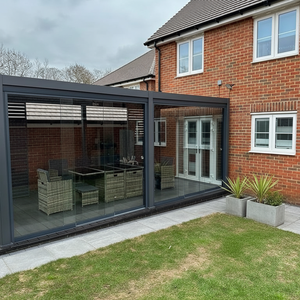 IKE Type175 Luxury Classic 10x12ft Sunroom Aluminum <strong>Pergola</strong> Bioclimatic Motorised Gazebo Windproof Rodent-Proof LED China Origin - Product Image 3
