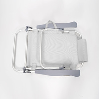 Chaises de plage modernes légères style chaise de plage pliante en aluminium conception de siège bas pour une utilisation en extérieur chaise de plage Teslin
