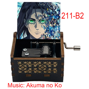 กล่องดนตรีไม้อนิเมะ อคุมะ โนะ โค  แอทแทค ออน ซีซั่น 4 ชิงเกกิ ดนตรีหมุนมือ  น่ารัก ของขวัญพิเศษ - Product Image 3