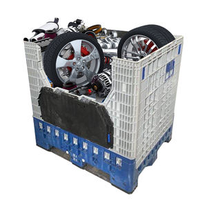 1200x1000x1200mm 1020L כבד החובה בתפזורת מחסן אחסון stackable מתקפל פלסטיק מתקפל מזרן קופסות למכירה - Product Image 4