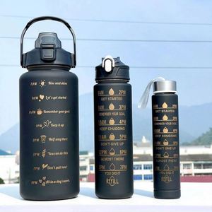 Promotion Corporate Activity Business Gift Gradient Sport Custom Logo Printed 500/1000/2000ml <b>Plastic</b> Water Bottle for Sale - Product Image 2