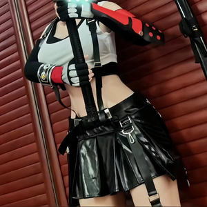 Costume <span class=keywords><strong>de</strong></span> cosplay pour femmes, <span class=keywords><strong>Final</strong></span> <span class=keywords><strong>Fantasy</strong></span> <span class=keywords><strong>VII</strong></span> <span class=keywords><strong>Remake</strong></span>, ensemble complet, robe sexy pour Halloween, fête <span class=keywords><strong>de</strong></span> carnaval et enterrement <span class=keywords><strong>de</strong></span> vie <span class=keywords><strong>de</strong></span> jeune fille AL045-W - Product Image 2