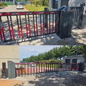 Motor de Corriente Continua de 200W, Barrera de Estacionamiento de Aluminio Resistente, Puertas Automáticas IP54 para Entrada/Salida de Vehículos en Edificios Industriales y Comerciales - Product Image 6