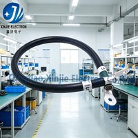 Kabel Jumper Baterai Tembaga Berlapis Timah Tugas Berat dengan Terminal Cincin Ganda, Kabel Harness Tahan Suhu Tinggi untuk Solar dan Kelautan