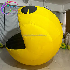 Decoración Inflable para Jardín, <span class=keywords><strong>Pacman</strong></span> Amarillo Inflable con Soplador de Aire - Product Image 3