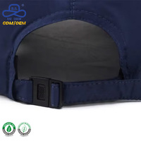 2026 Sportieve stijl snel drogende baseballcap met aangepast logo, ademend mesh, denim stippen, gebogen klep voor zomerse buitenactiviteiten en hardlopen