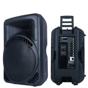 Caja de sonido profesional de gran potencia, 500W, 15 pulgadas, sistema de altavoces PA, juegos de Karaoke, altavoz de fiesta, micrófono + RC + FM + ECHO Bocina parant