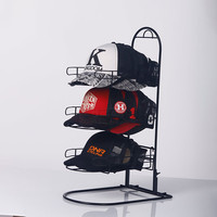 Baseball Cap Draht regal Metall Hut Display Stand Baseball Caps Halter 10 Baseball Caps Tabletop Rack Stand