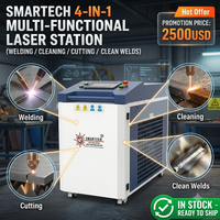 Machine laser portative 4 en 1 pour soudage, nettoyage, découpe et nettoyage des coutures de soudure à prix abordable