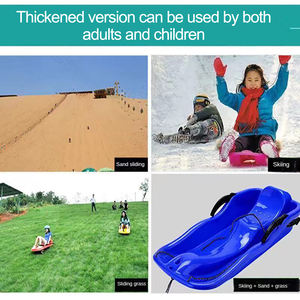 Freins à neige durables Direction Scooter Toboggan hiver neige coulissante Sandboarding jouets luge jouer traîneau traîneau - Product Image 4