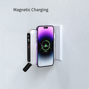 Nouvelles Idées de Produits 2024 Magnétique Power Bank 20000mAh Alimentation Mobile Chargeur Mural <span class=keywords><strong>65</strong></span> <span class=keywords><strong>Watt</strong></span> avec Prise et Câble Construit - Product Image 6