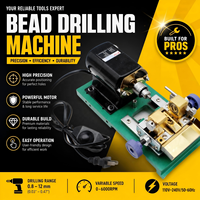 Mini perceuse électrique pour bijoux, outil de perçage DIY pour jade, perles, pierres précieuses, ambre, bois, fabrication de trous, support OEM/ODM