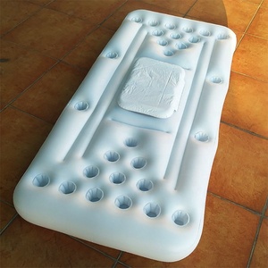 Hồ bơi nổi Đồ chơi cá nhân Inflatable bia bóng bảng floaters cup lỗ nổi bóng bàn trò chơi bảng - Product Image 2