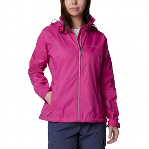 Chaqueta Cortavientos Unisex con Capucha y Bloques de Color, Ajuste Regular, Cierre de Cremallera, de Poliéster, para Otoño - Product Image 2