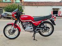 Motocicleta Suzuki King HJ125K-A GS125CC Original Drilling Leopard para Hombre, Moto de Cross y Calle, Importada, Negra, Electrónica