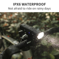 Gaciron V20S-1000 1000/1500LM Phare et feu arrière de vélo 4400mAh Double LED Télécommande filaire Aluminium Étanche IPX6 VTT