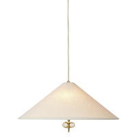 Lampe suspendue en tissu rond de style moderne, design artistique, abat-jour en toile Paavo Tynell, luminaire suspendu d'intérieur, lustre pour villa, hôtel