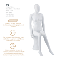 Maniquí de Mujer de Cuerpo Completo Blanco, Modelo Ideal para Escaparates en Boutiques de Ropa Femenina y Tiendas de Bodas