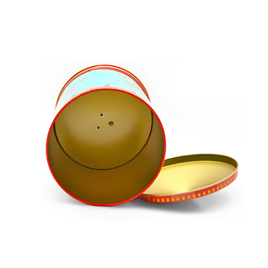 Bocal métallique personnalisé Merry Go Round pour aliments Boîtes à bonbons et biscuits Carrousel Boîte musicale rotative pour cadeau de Noël - Product Image 3