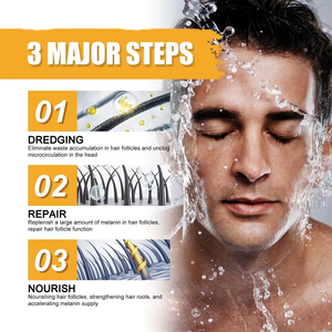 Crema negra para el cabello con logotipo personalizado de 50g para tinte para el cabello, cubierta hidratante, cobertura gris, jabón para el cabello - Product Image 2