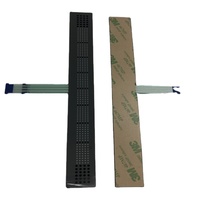 Sensor Tekanan Film Tipis Fleksibel FPC Output Sensor Ketersediaan Tempat Duduk Sakelar Membran Keypad LED Backlit Warna Dapat Disesuaikan untuk