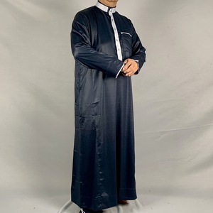 High quality Saudi style match color design/Thawb Muslim Abaya Dubai kandura thobes abaya <strong>kandora</strong>
