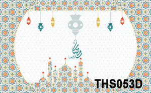Musulman Ramadan Conceptions <span class=keywords><strong>Nappe</strong></span> en PVC Imprimée - Product Image 4
