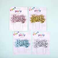Ensemble de ballons en feuille PVC avec lettres Joyeux Anniversaire, version américaine, pour l'exportation transfrontalière