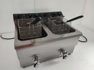 เครื่องทอดไฟฟ้าแบบตั้งโต๊ะ รุ่น DF-10L-2  2 ถัง 2 ตะกร้า - Product Image 3