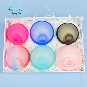 Furuize Vendita all'Ingrosso di Coppette Mestruali Riutilizzabili in Silicone di Grado Medico Personalizzate con Disco per Ciclo - Product Image 3