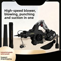Souffleur à feuilles sans fil portable de qualité professionnelle, sans balais, 520 de pression de vent, batterie 3.0Ah - Multi-usages pour la maison et l'industrie