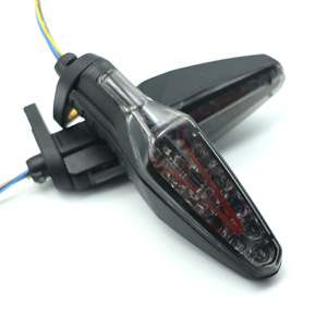 2 יחידות תאורת איתות <span class=keywords><strong>LED</strong></span> לאופנוע עבור BMW S1000RR S1000XR R1300GS R1200GS חלקי חיווי משולבים משופרים - Product Image 3