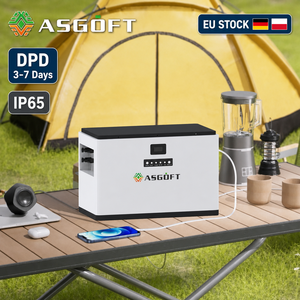 EU Stock Portable LiFePO4 IP65 Stackable Solar Power Station 3.8kWh/7.6kWh 2.4KW All-In-One Home <b>Energy</b> <b>Storage</b> <b>System</b> 5-10 Year - Product Image 1